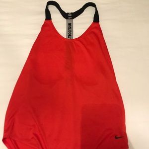 Nike red racerback tank